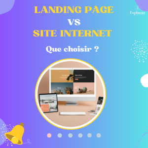 Landing page vs Site internet